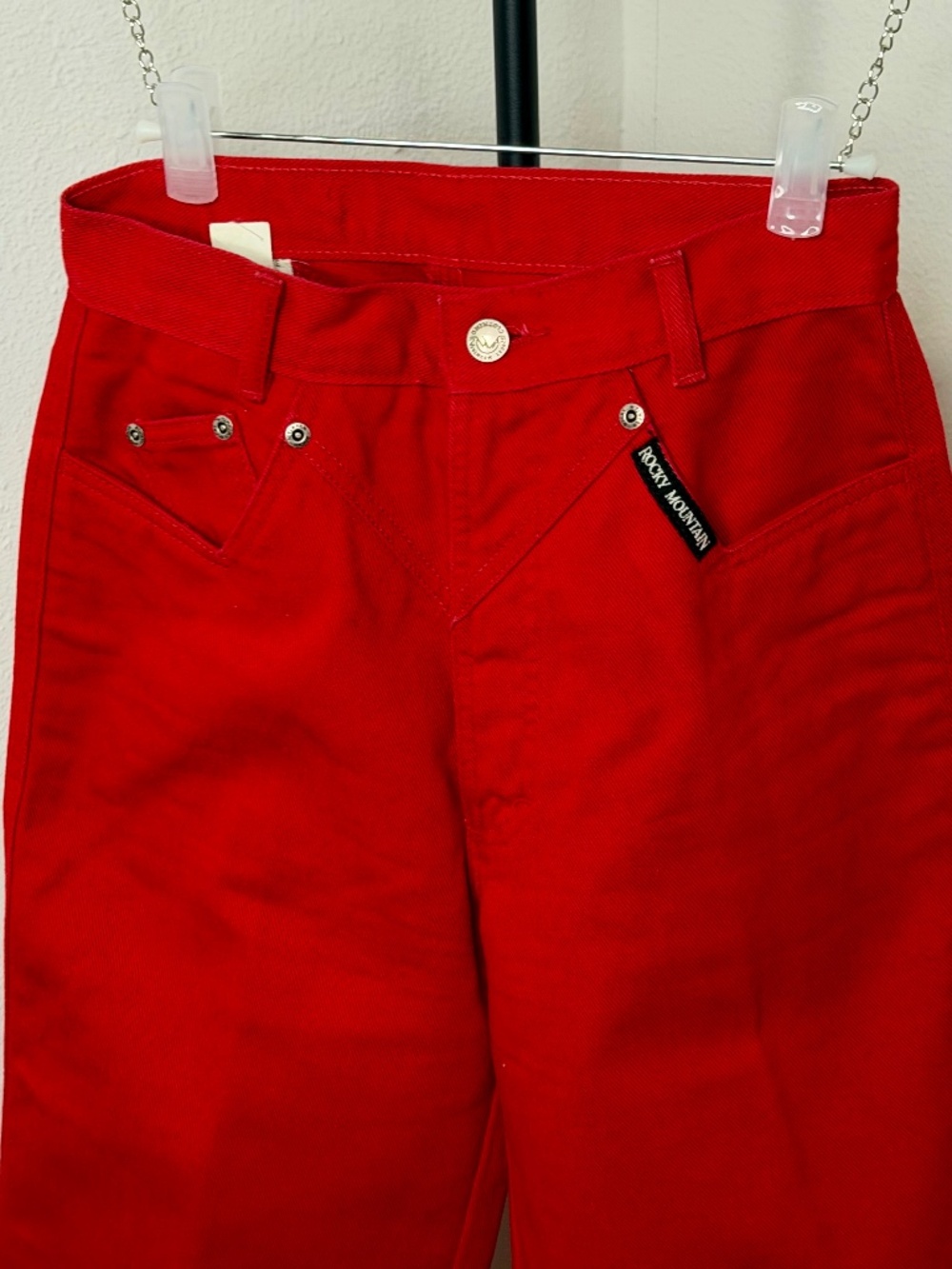 Vintage Red Rocky Mountain (Rockies) Jeans